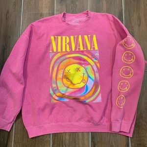 Pink Nirvana Sweatshirt S/M